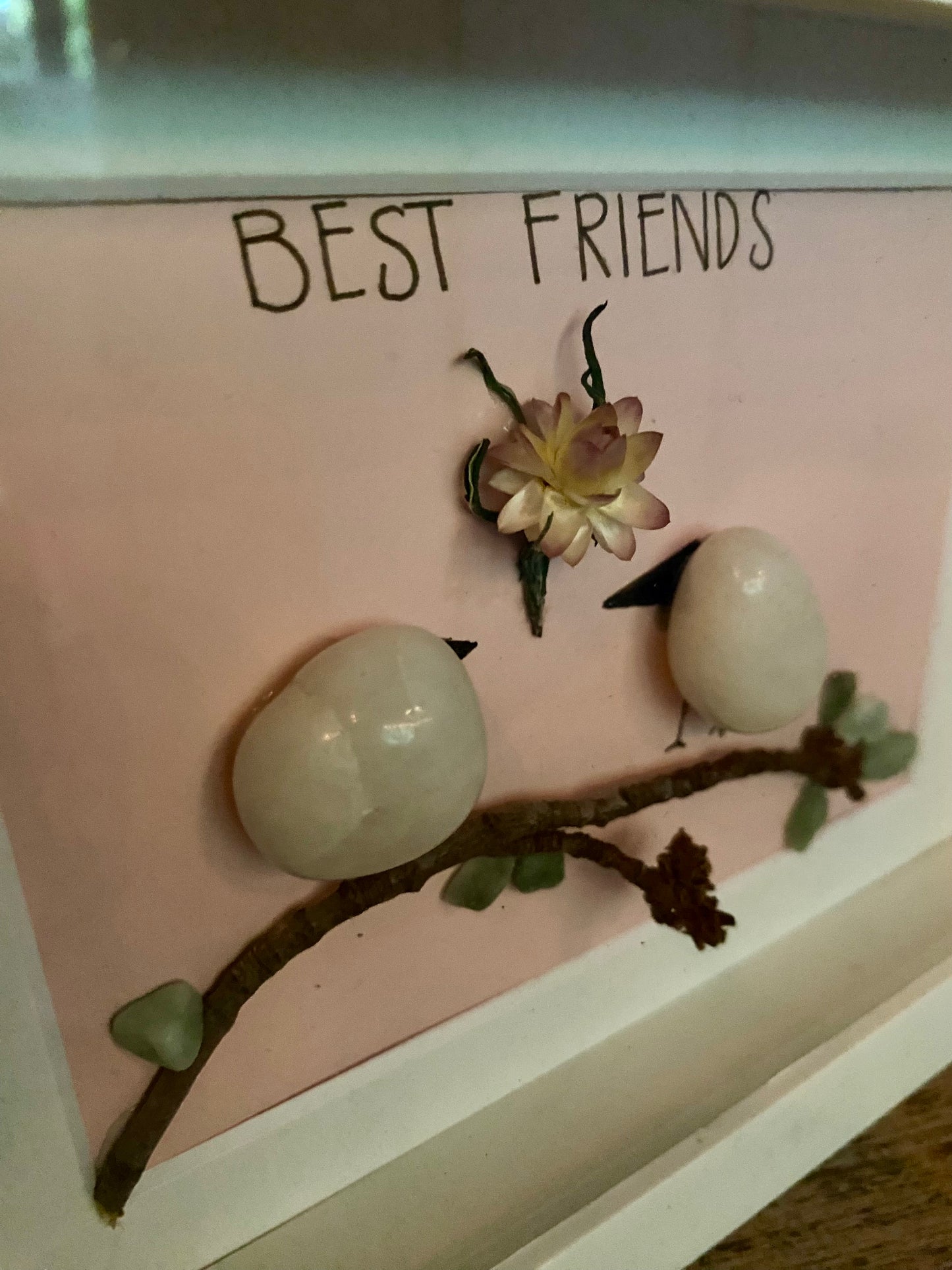 Best Friends Shadow Box Art