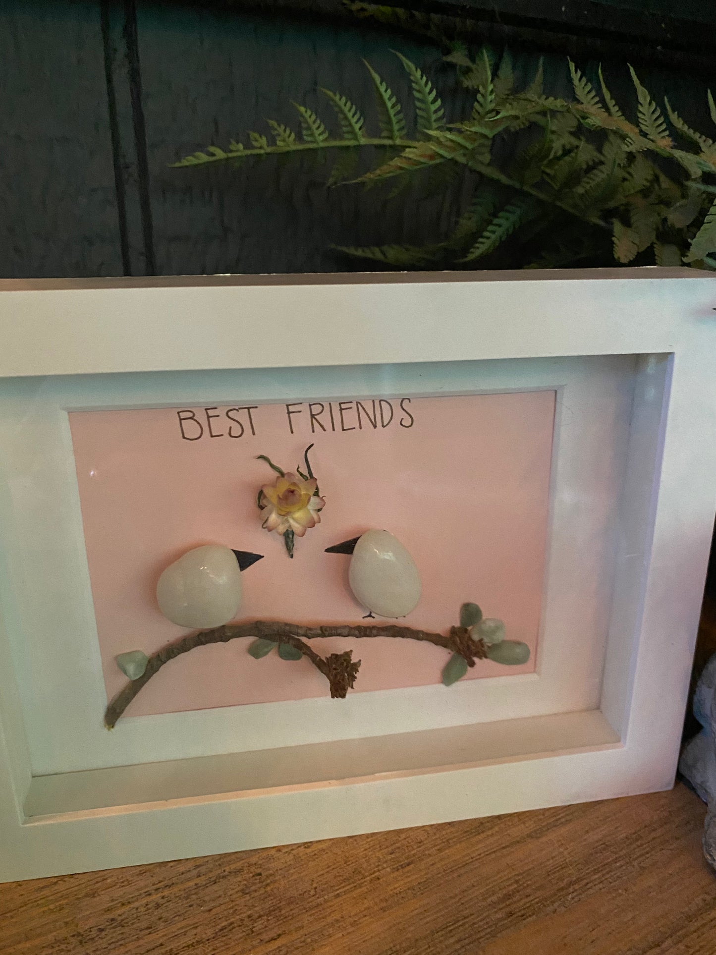 Best Friends Shadow Box Art