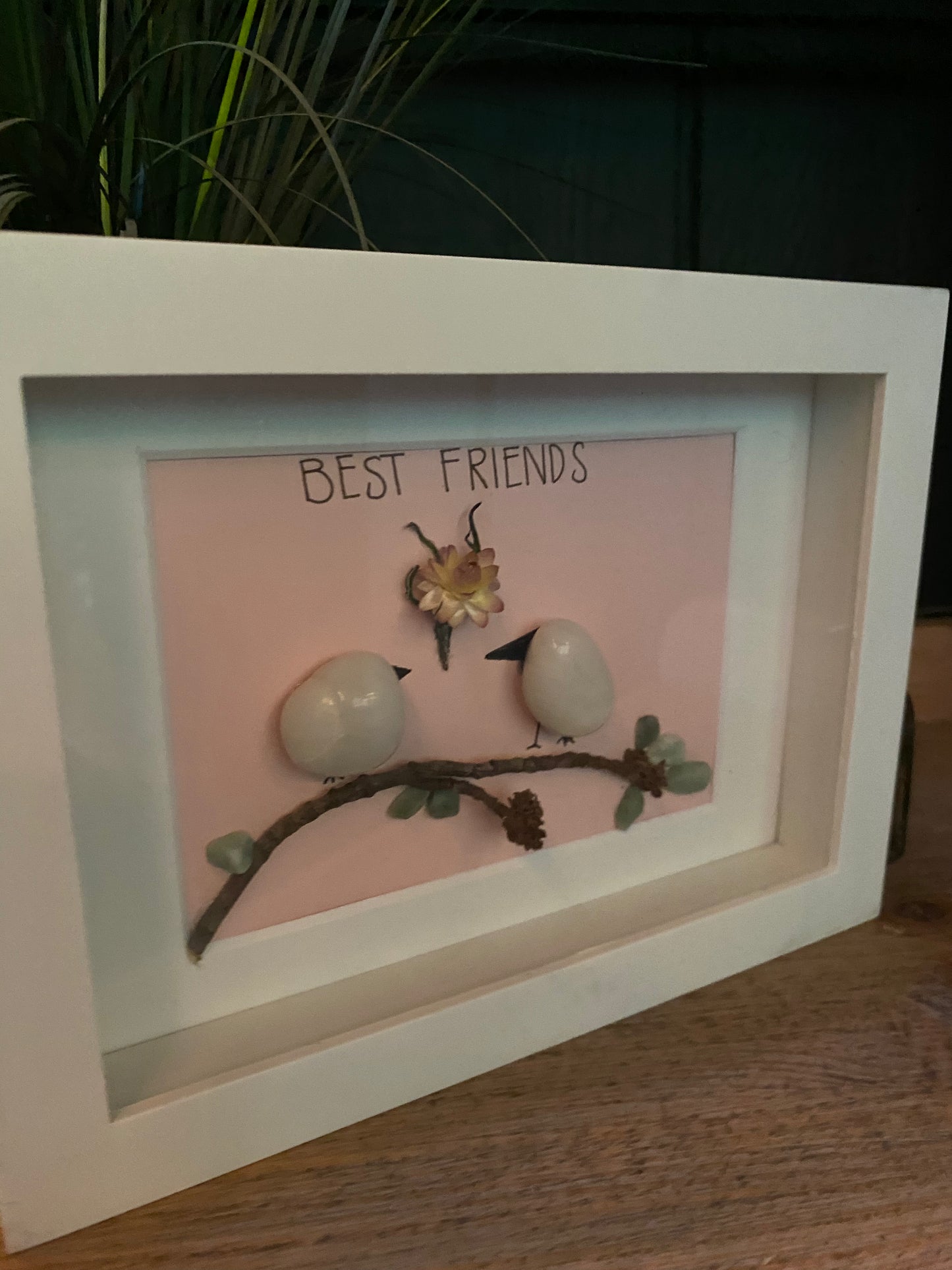 Best Friends Shadow Box Art