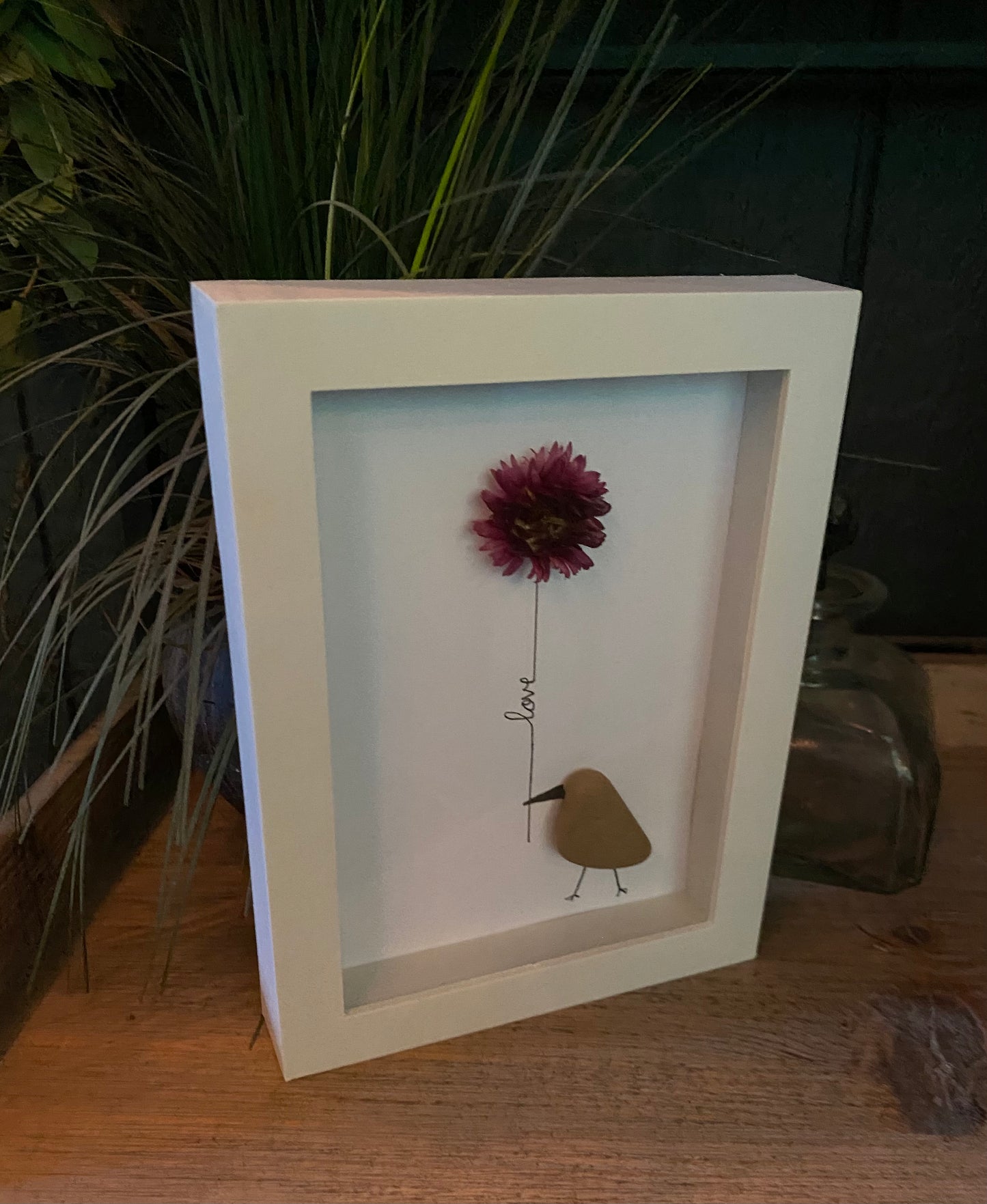 Wren “Love” Shadow Box Art