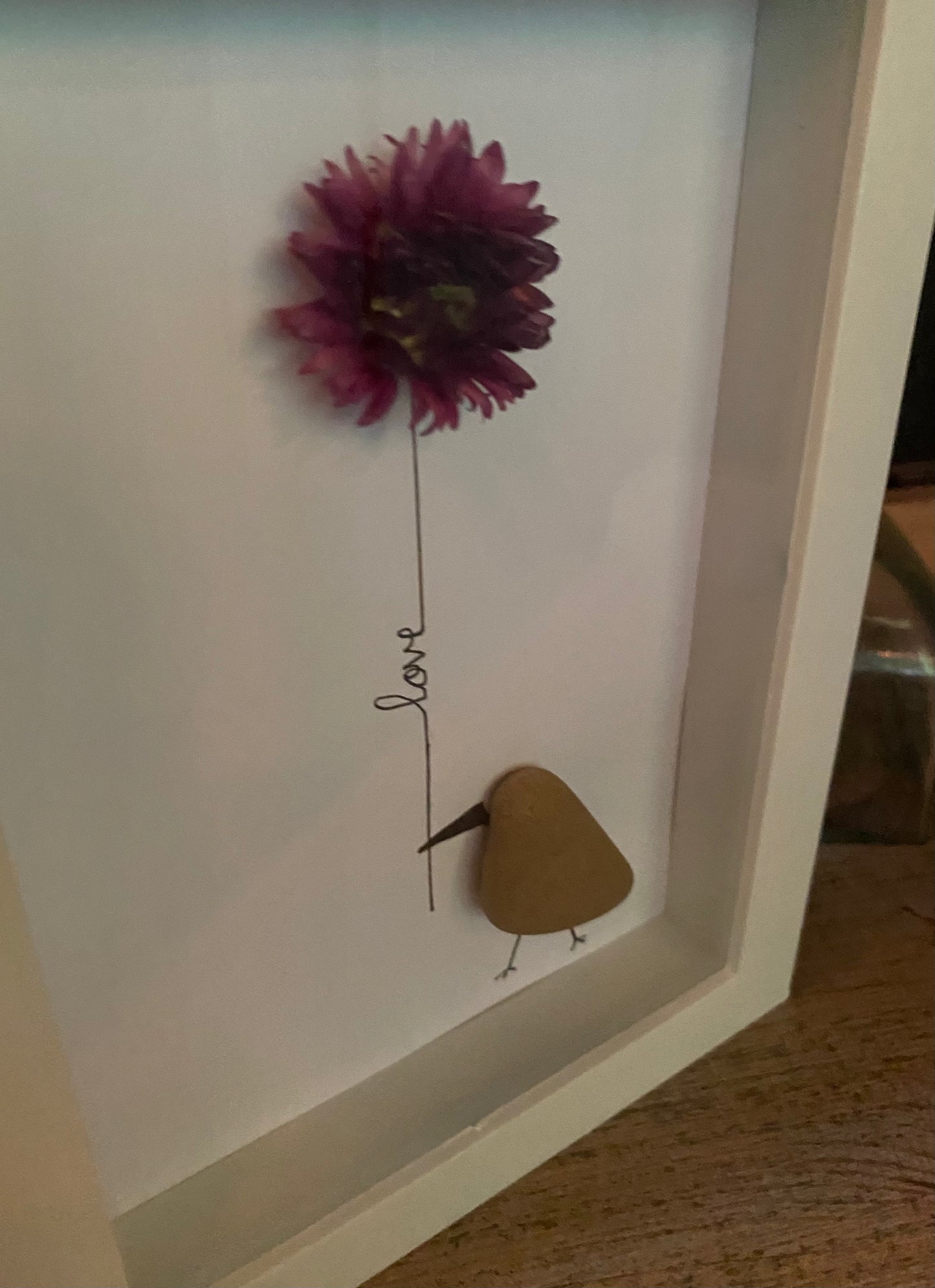 Wren “Love” Shadow Box Art