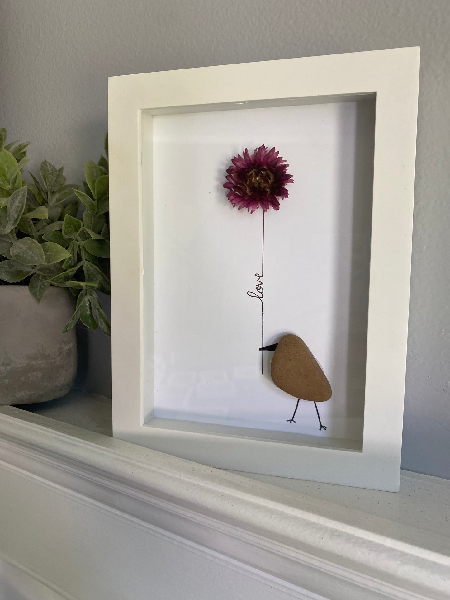 Wren “Love” Shadow Box Art