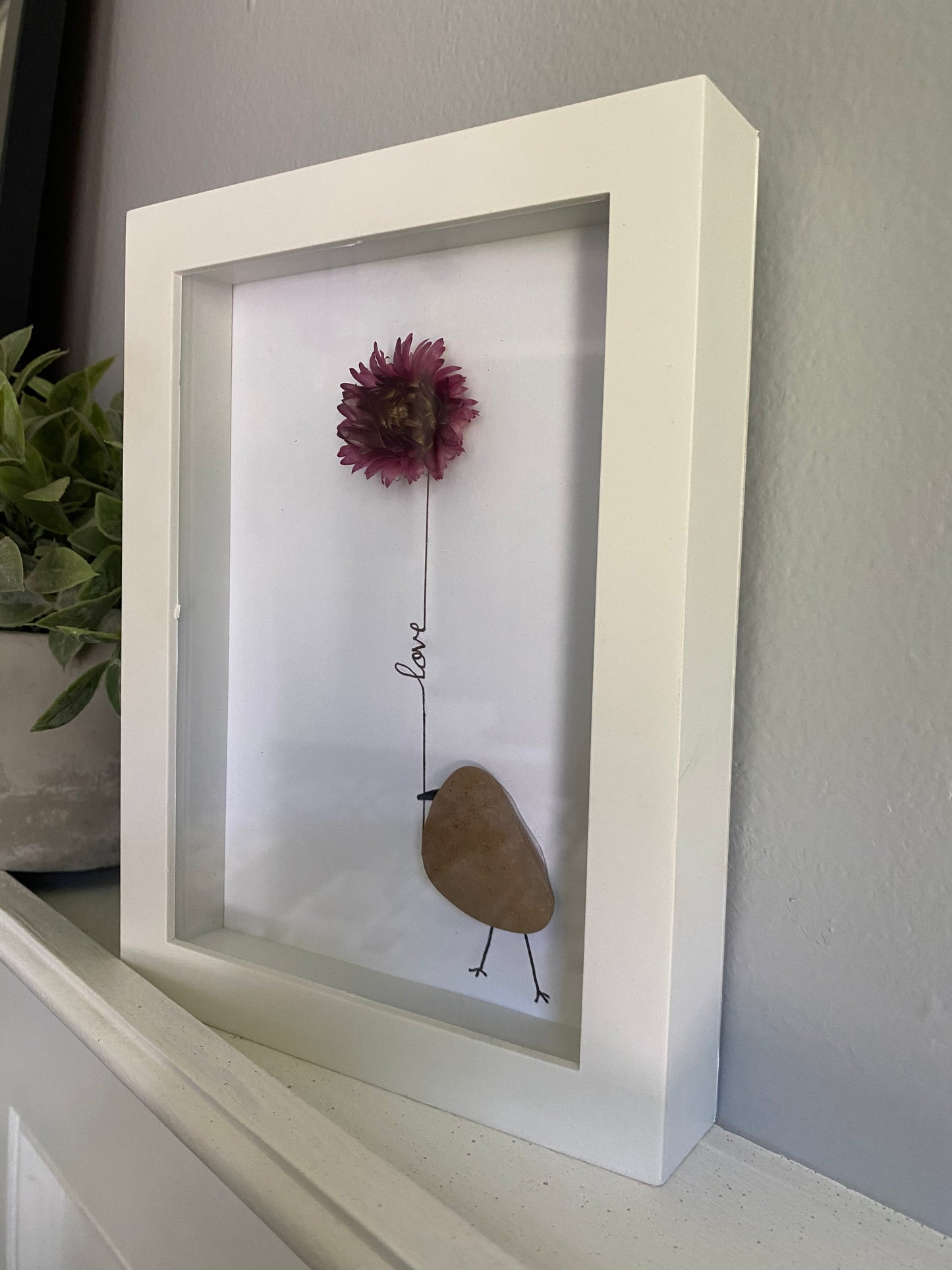 Wren “Love” Shadow Box Art