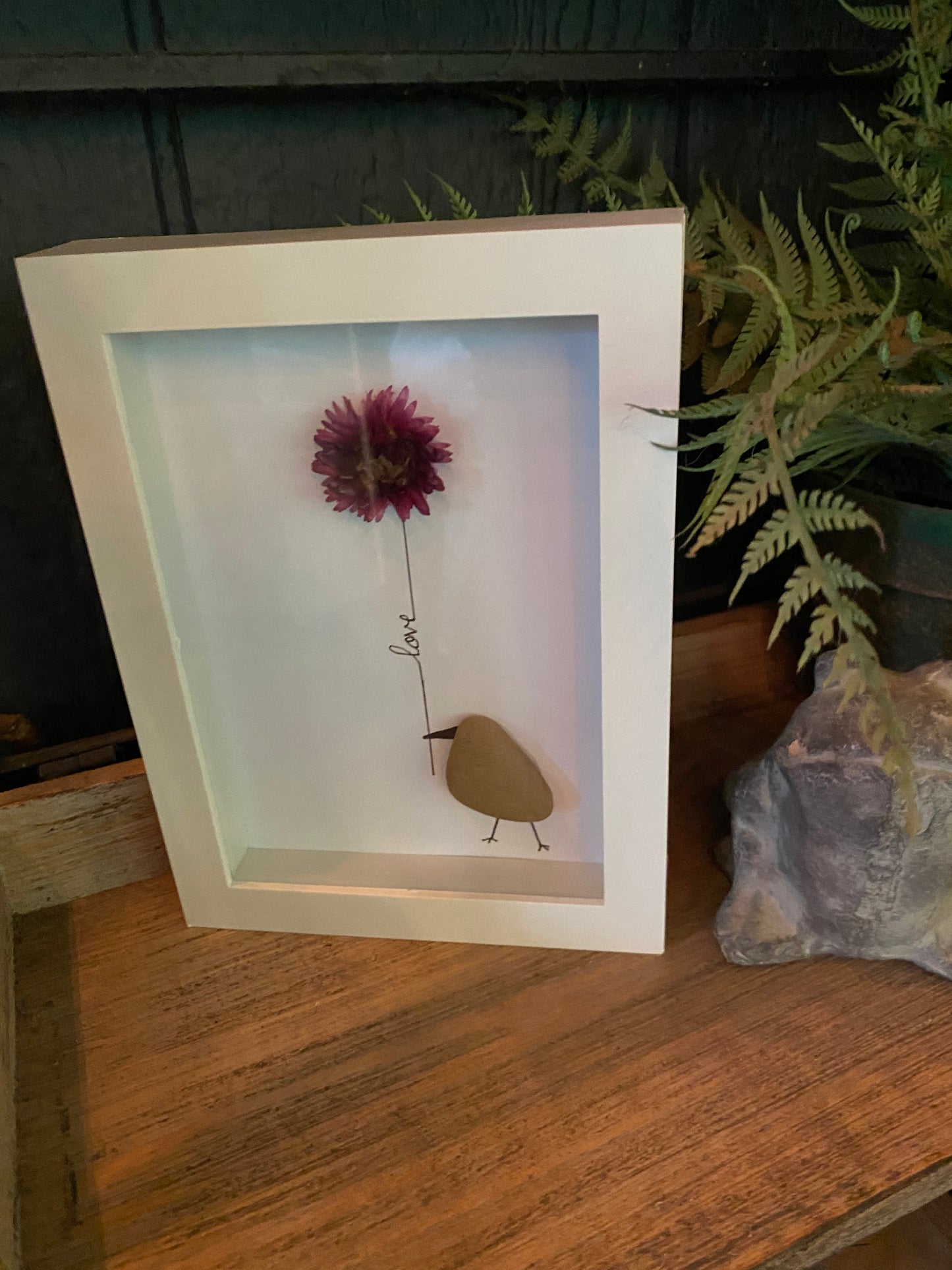 Wren “Love” Shadow Box Art