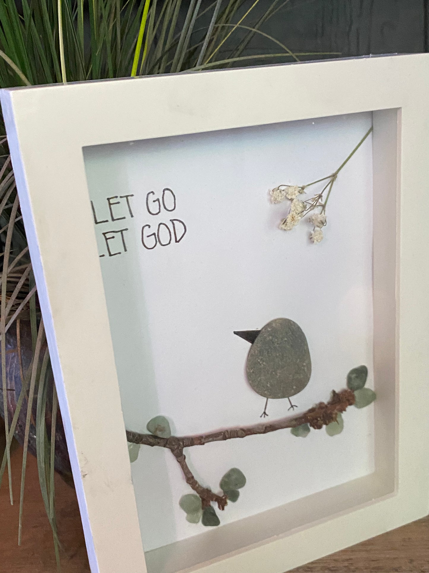 “Let Go Let God” Shadow Box Art