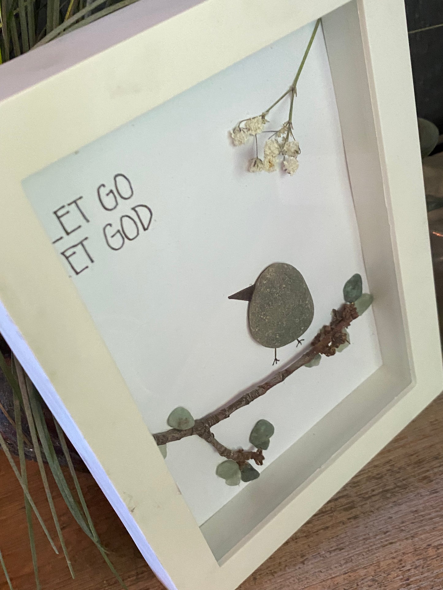 “Let Go Let God” Shadow Box Art