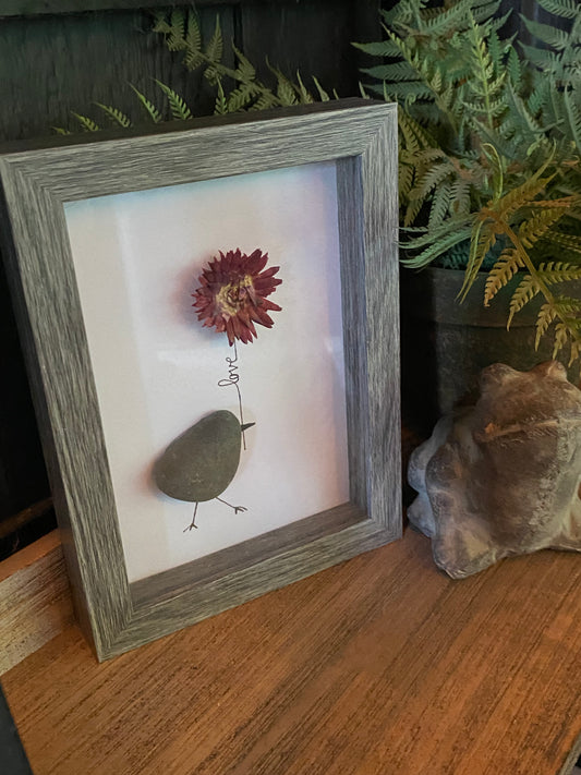 “Love” Shadow Box Art